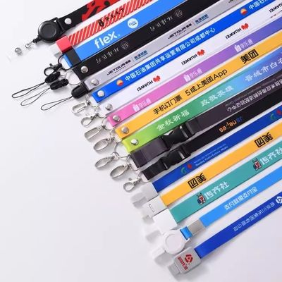 Polyester Jacquard/Sublimation Neck Lanyard, eigenes Design und viele Farben für Geschenke