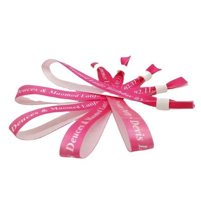 Gewebte Festlichkeiten Farbiges Custom Polyester Stoff Armband für unbegrenzte Nutzung Szenarien