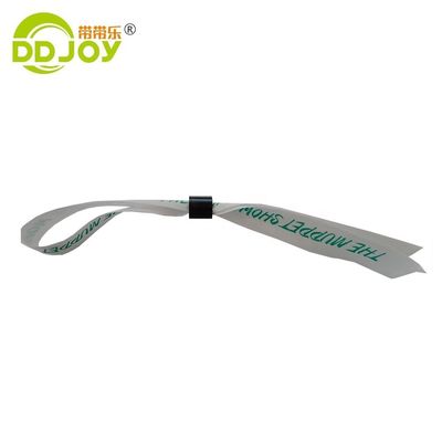 Gewebte Festlichkeiten Farbiges Custom Polyester Stoff Armband für unbegrenzte Nutzung Szenarien
