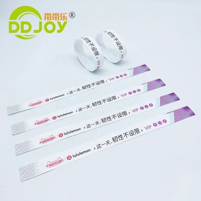 Ziel-Endbenutzer Gast/VIP/Verkäufer/Zulassung Bequeme wasserdichte Armband für Veranstaltung