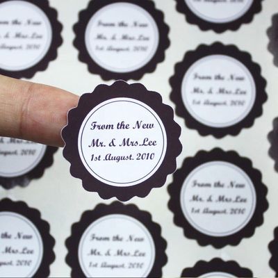 Wasserdichtes PVC/Vinyl-Sticker selbstklebendes Etikett für Kosmetik-/Lebensmittelverpackungen