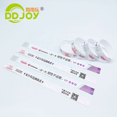 Ziel-Endbenutzer Gast/VIP/Verkäufer/Zulassung Bequeme wasserdichte Armband für Veranstaltung