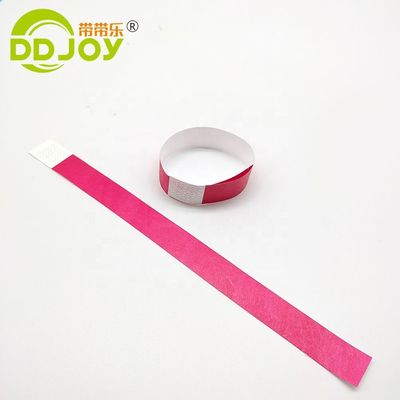 Ziel Endverbraucher Blauer Anbieter/Zulassungs Armbänder 3/4 Zoll Tyvek mit Seriennummern