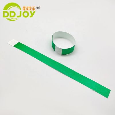 Ziel Endverbraucher Blauer Anbieter/Zulassungs Armbänder 3/4 Zoll Tyvek mit Seriennummern