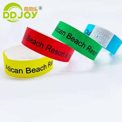 Custom Armband für Feiertage Wasserdicht Einwegpapier Tyvek Armband DDJOY