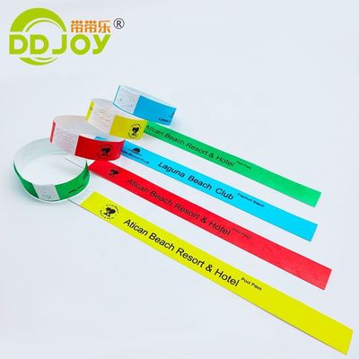 Custom Armband für Feiertage Wasserdicht Einwegpapier Tyvek Armband DDJOY