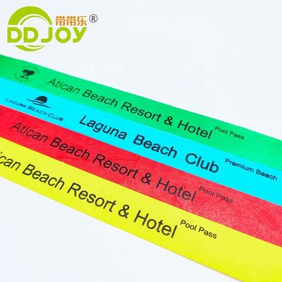 Custom Armband für Feiertage Wasserdicht Einwegpapier Tyvek Armband DDJOY