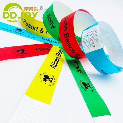 Custom Armband für Feiertage Wasserdicht Einwegpapier Tyvek Armband DDJOY
