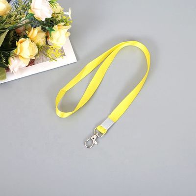 Wärmeübertragungsdruck Flat Polyester Einzel-Custom Sublimation Lanyards mit Logo