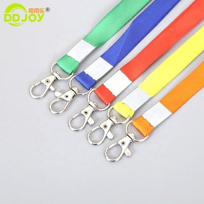 Wärmeübertragungsdruck Flat Polyester Einzel-Custom Sublimation Lanyards mit Logo