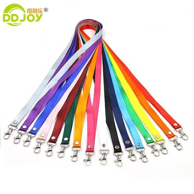 Wärmeübertragungsdruck Flat Polyester Einzel-Custom Sublimation Lanyards mit Logo