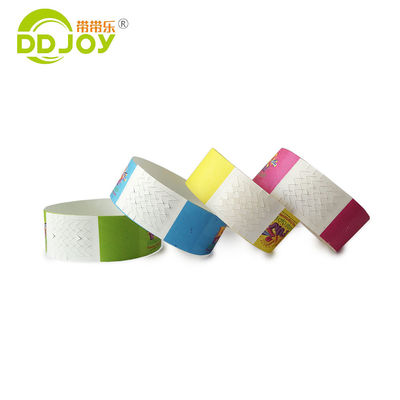 Custom Logo Dupont Papier-Armband für Mehrzweck-Meeting-Zulassung Schmuck-Typ Armbänder