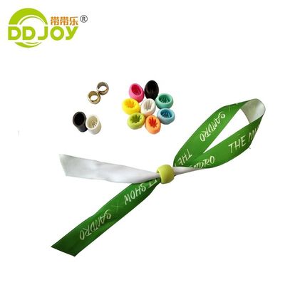 Individuelle Designs Gewebter Satin Stoff Armband Armband für Sport Musik Festival