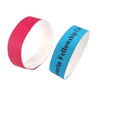 TYK1056D chinesisches Jahr OEM angepasstes Tyvek-Papier-Armband mit gedruckter Technik