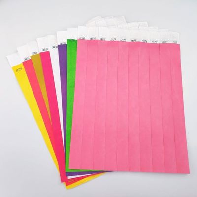 TYK1056D chinesisches Jahr OEM angepasstes Tyvek-Papier-Armband mit gedruckter Technik