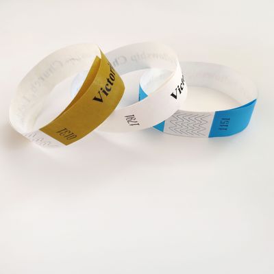TYK1056D chinesisches Jahr OEM angepasstes Tyvek-Papier-Armband mit gedruckter Technik