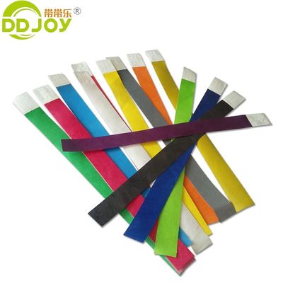 Personalisierte 3/4 Zoll Papier Armbänder in fester Farbe für VIP Club Eintritt bei Veranstaltungen