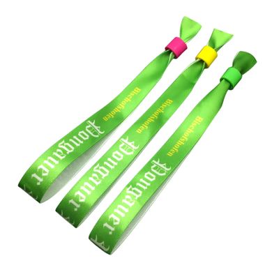 RFID-Armbänder aus Satin für Veranstaltungen und Festivals