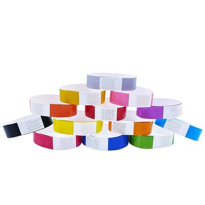 100 Stück zählen 3/4 Zoll Tyvek Armband für bequemen Zugang und Sicherheit