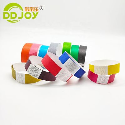 100 Stück zählen 3/4 Zoll Tyvek Armband für bequemen Zugang und Sicherheit