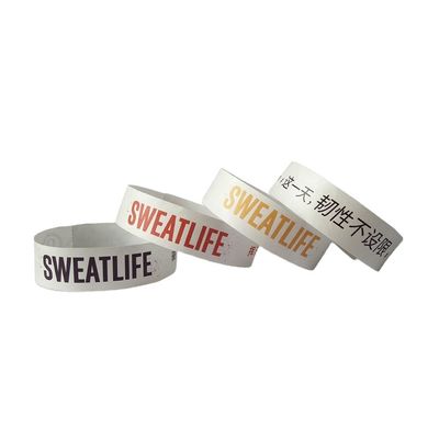 Anpassbares Tyvek-Armband Druckbares Einweg-ID-Armband für Veranstaltungen und Partys
