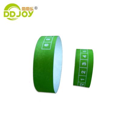 Einfarbiger/Doppelfarbiger Tyvek-Armband für Festivalveranstaltungen und -Feste