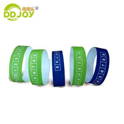Einfarbiger/Doppelfarbiger Tyvek-Armband für Festivalveranstaltungen und -Feste