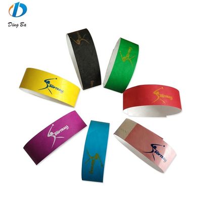 Geschenk Gelegenheit benutzerdefinierte Papier Armbänder für Veranstaltungen Party 250mm Lang Einwegwasserdicht