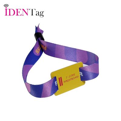 Veranstaltung Festival Party RFID-Armbänder aus Satin mit individuellem Logo und Text