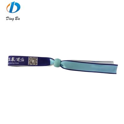Konzerte Veranstaltungen Grüner Polyester Gewebe Personalisierte angepasste Armbänder Armbänder