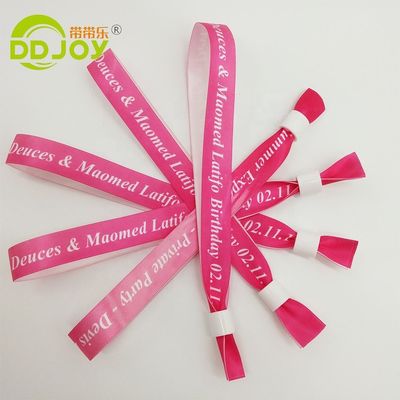 Verstellbares einmaliges Tuch Armband mit Kunststoffclip Schmuck Hauptmaterial Tuch