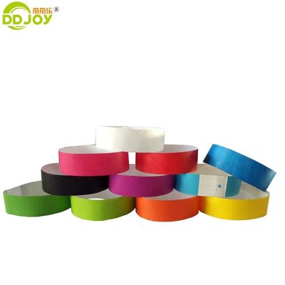 Einzigartige Technik Festival Papier Armbänder für Kinder Vergnügungspark Tyvek Armbänder
