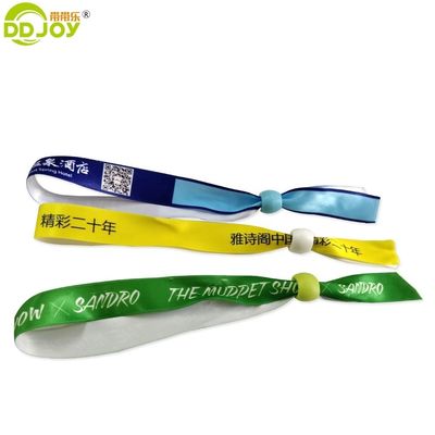 100 Stück sublimiertes Satinband-Armband für die Promotion von Festival-Sondergeschenken.