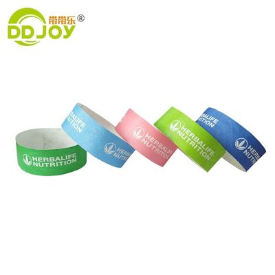 DDJOY Custom Tyvek Material Party Unisex 3/4 Zoll Armbänder Unisex Party Zubehör