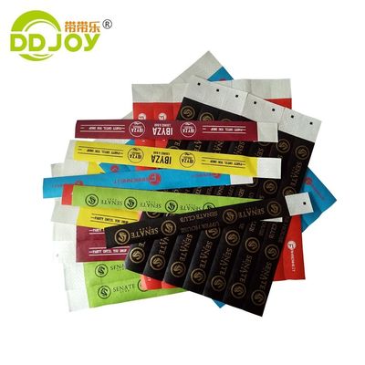 DDJOY Custom Tyvek Material Party Unisex 3/4 Zoll Armbänder Unisex Party Zubehör