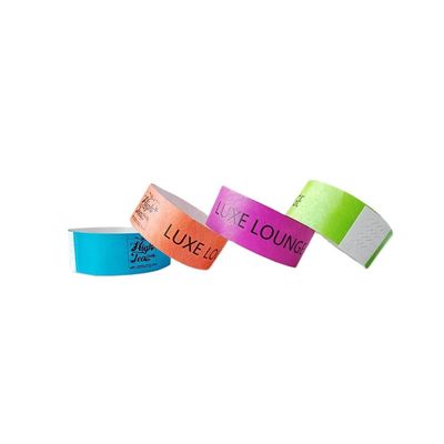 Unisex Konzertparty Wasserdicht Papier Material Ticket Armband mit individuellem Druck