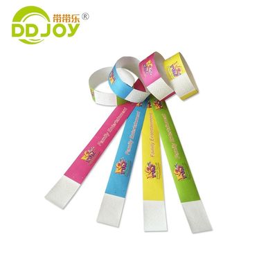 Unisex Konzertparty Wasserdicht Papier Material Ticket Armband mit individuellem Druck