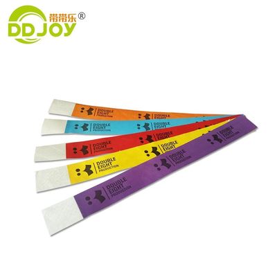 Unisex Konzertparty Wasserdicht Papier Material Ticket Armband mit individuellem Druck
