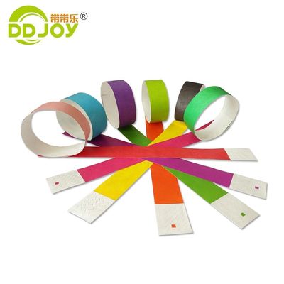 Unisex Konzertparty Wasserdicht Papier Material Ticket Armband mit individuellem Druck