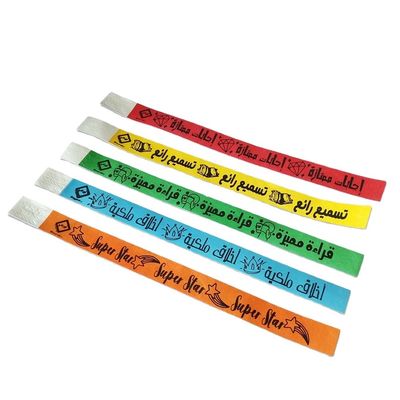 Party Tyvek Papier-Identifikationsarmbänder für Veranstaltungen