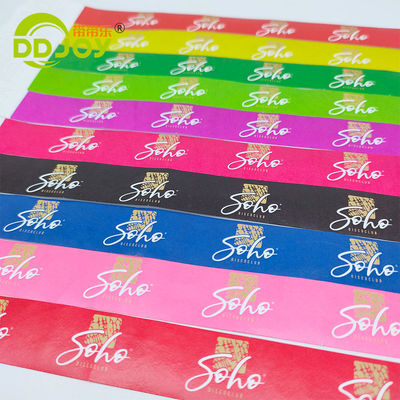 250*25mm/250*19mm Wasserdicht Papier Armband für Veranstaltungen und Identifizierung