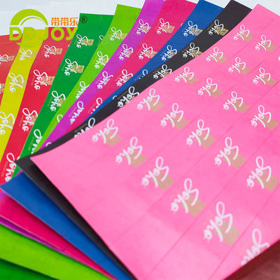 250*25mm/250*19mm Wasserdicht Papier Armband für Veranstaltungen und Identifizierung