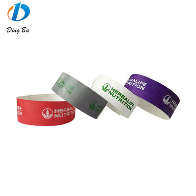 Zielgruppe Endverbraucher Veranstaltungen und Festivals Tyvek-Armbänder für Parks/Clubs/Party