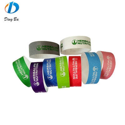 Zielgruppe Endverbraucher Veranstaltungen und Festivals Tyvek-Armbänder für Parks/Clubs/Party