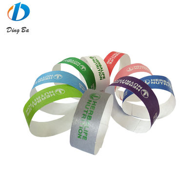 Zielgruppe Endverbraucher Veranstaltungen und Festivals Tyvek-Armbänder für Parks/Clubs/Party