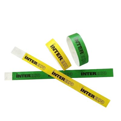15 Farben Spaltungsbeständiges Tyvek Armband für Veranstaltungen und Parks