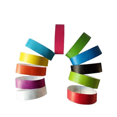 1 Zentimeter einfaches, festfarbiges Armband für Feiertage, angepasst Farbiges DuPont Papier.