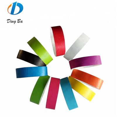 1 Zentimeter einfaches, festfarbiges Armband für Feiertage, angepasst Farbiges DuPont Papier.
