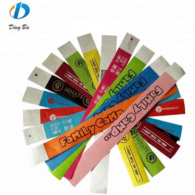 1 Zentimeter einfaches, festfarbiges Armband für Feiertage, angepasst Farbiges DuPont Papier.