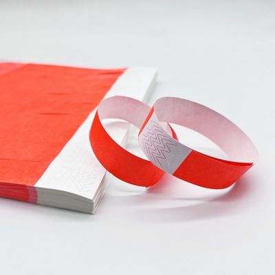 250*19mm Tyvek Papier Armbänder Klassischer Stil für Veranstaltungen/Spielplatz/Festival Einmalig